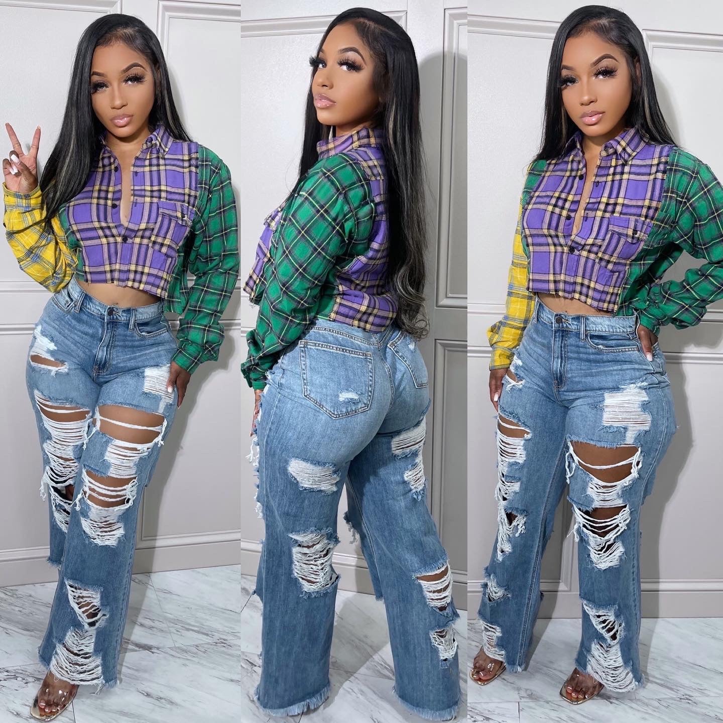 Shredded Vintage Jeans