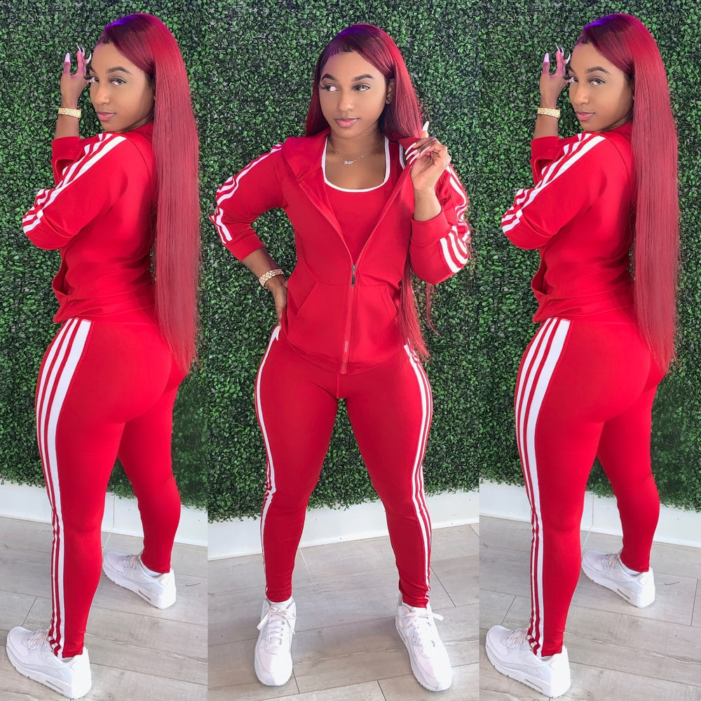 Body Jogger Set Red