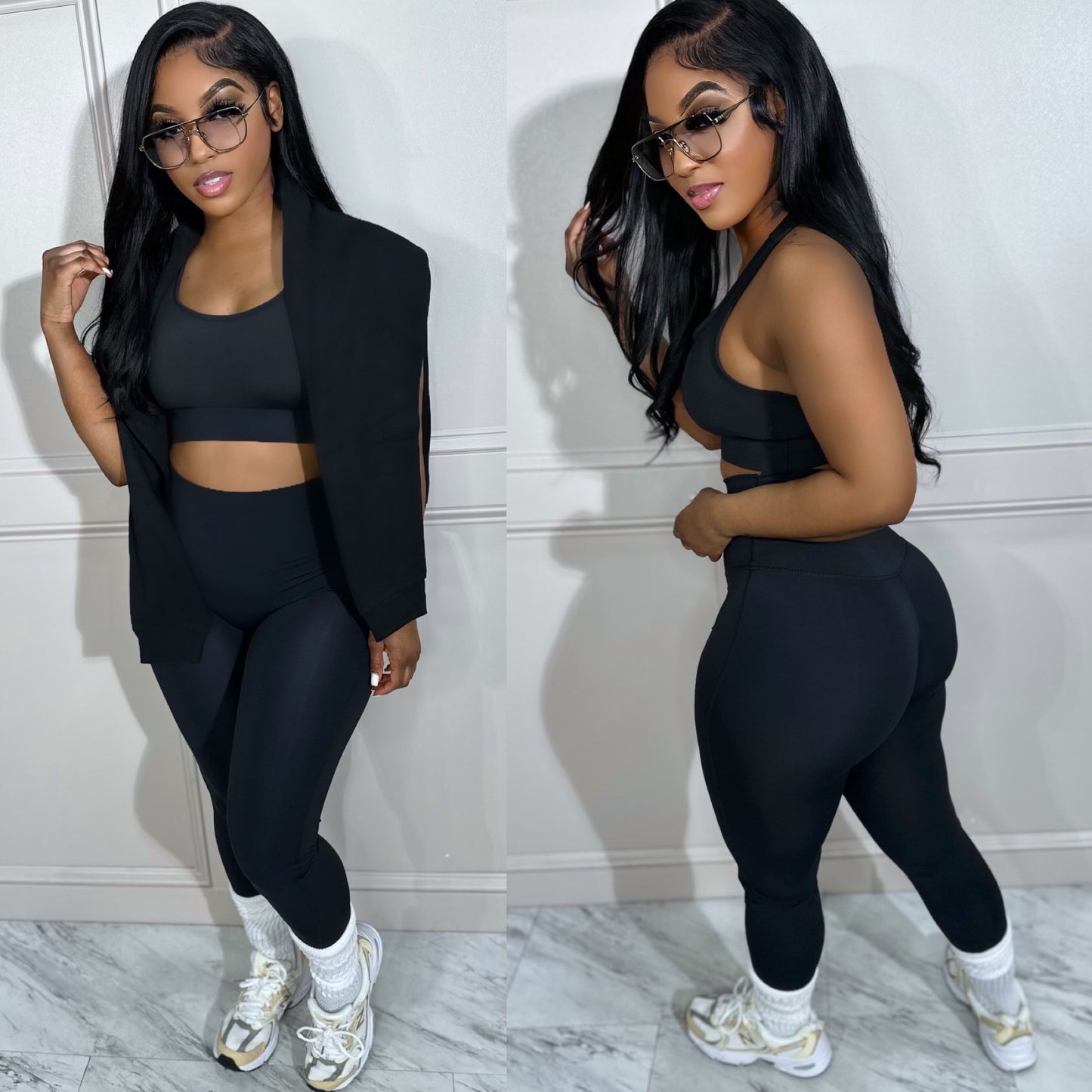 3pcs  Cycle Set Black