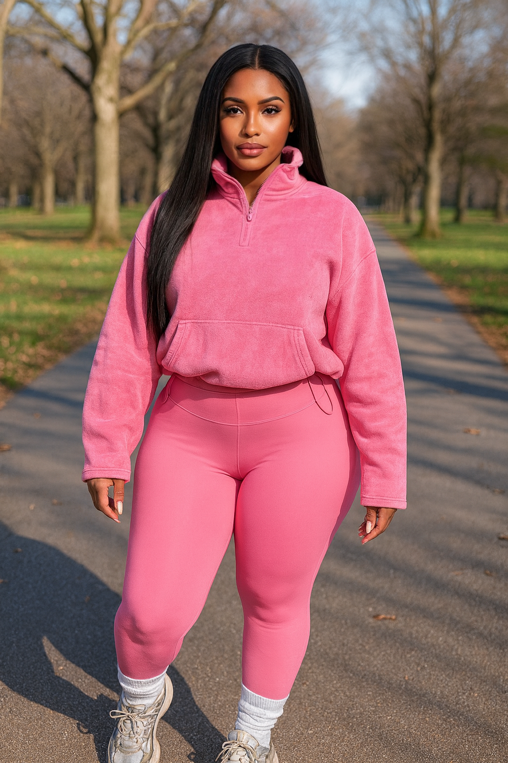 Pullover Set Pink
