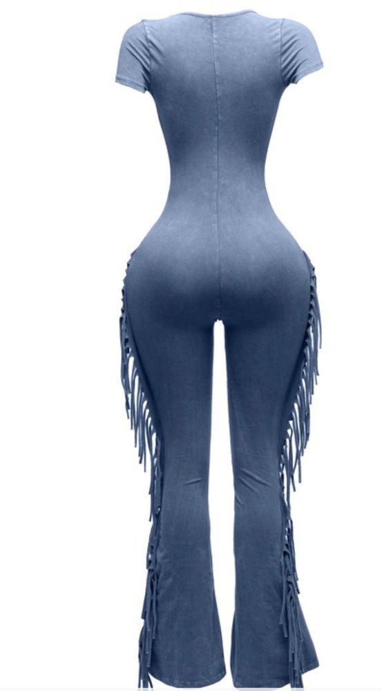 
                  
                    Acid Fringe Jumpsuit Blue
                  
                