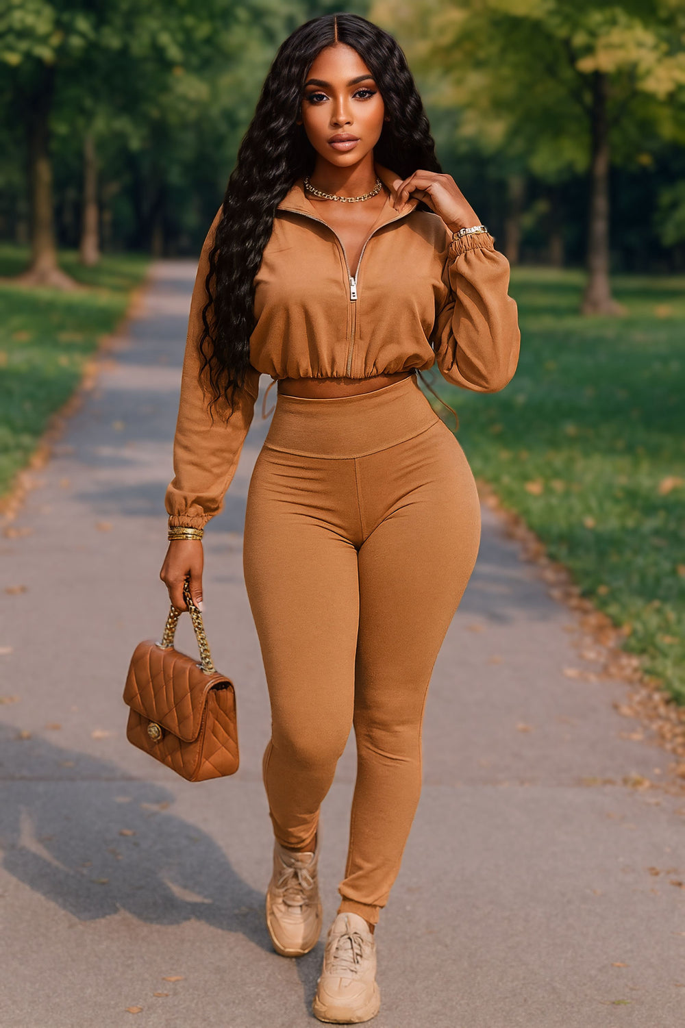 Ego Jogger Set Nude