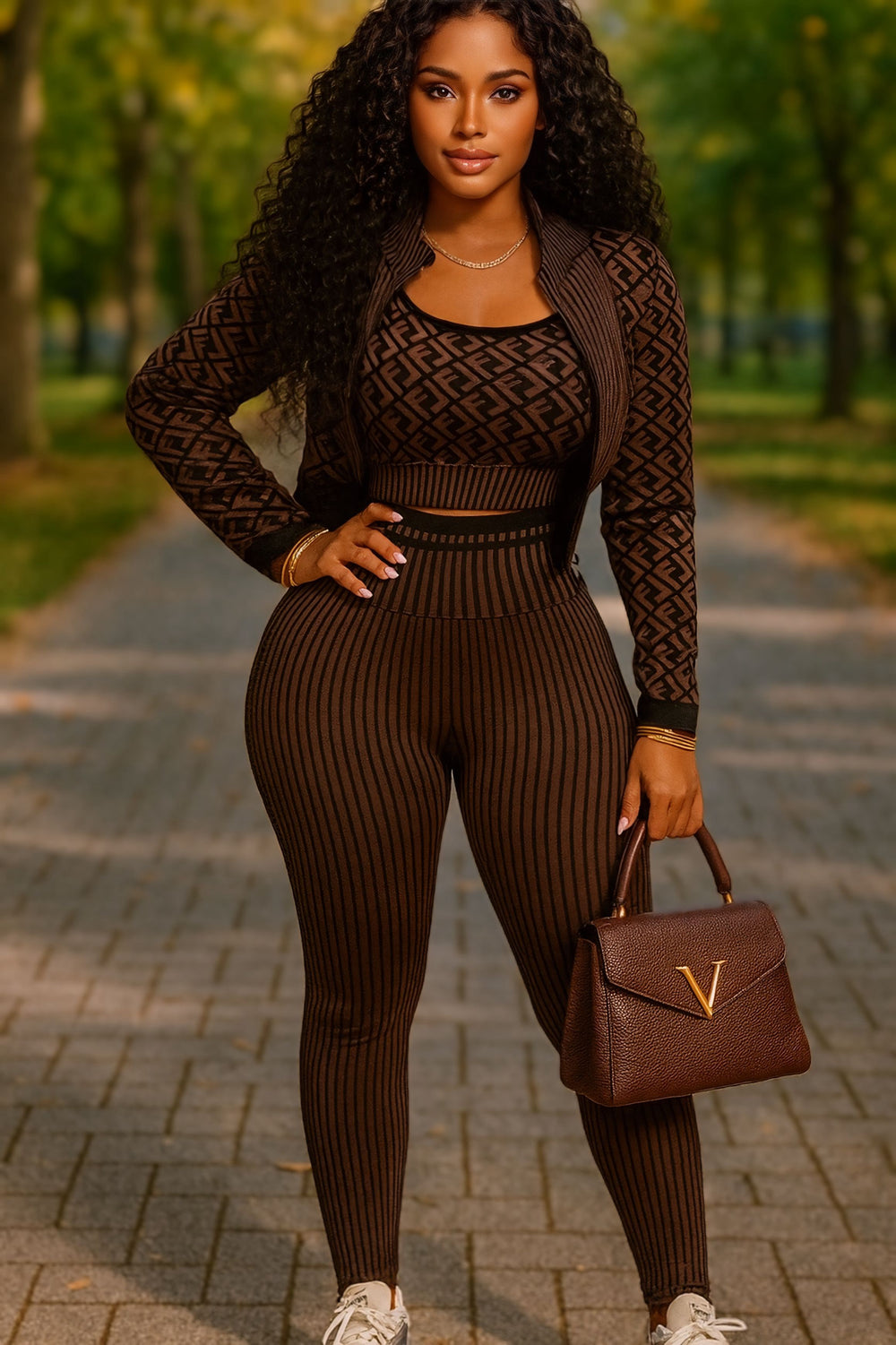 Alley Active Set Chocolate