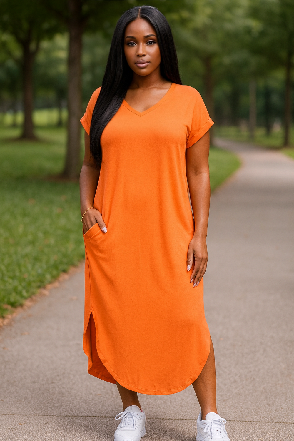 Weekend Dress Orange
