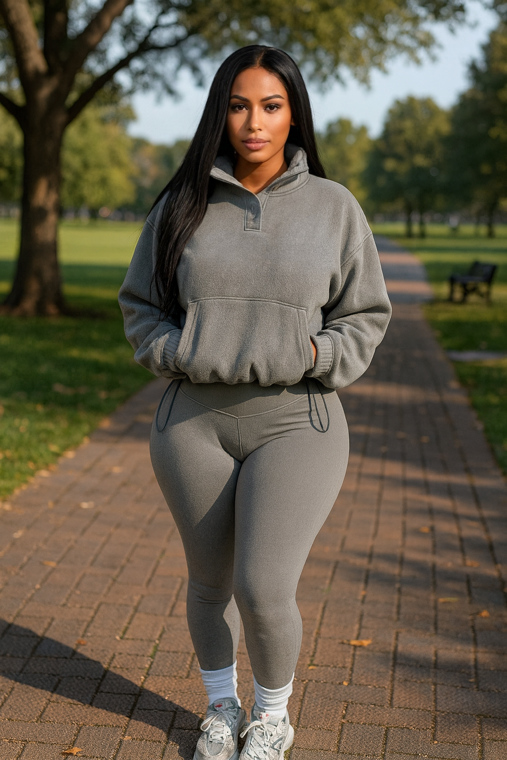 Pullover Set Grey