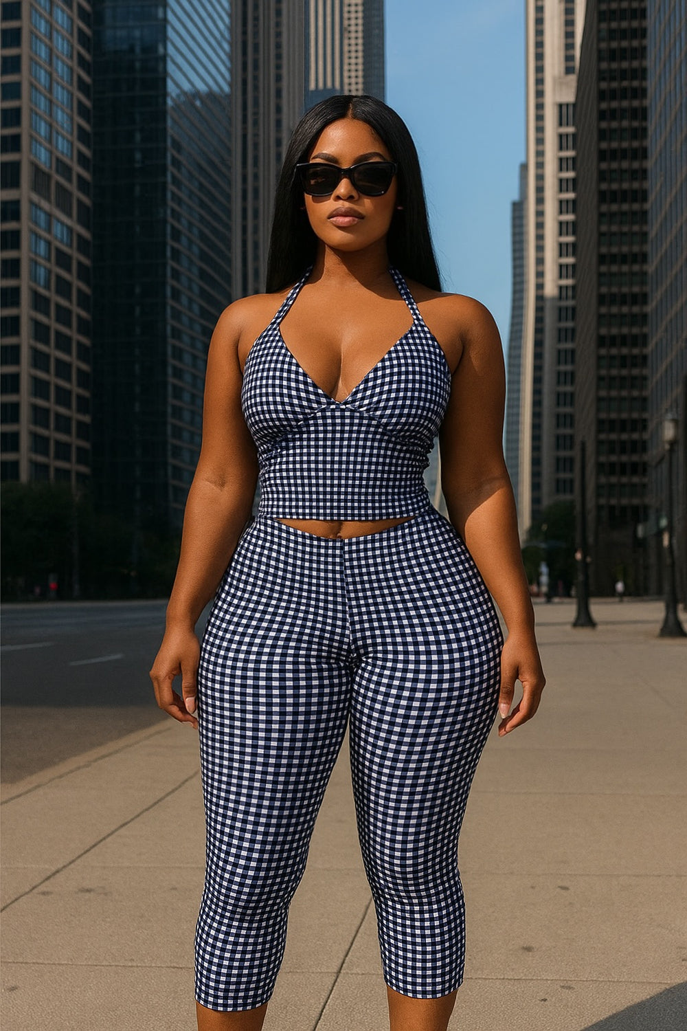 Parker Capri Set Navy