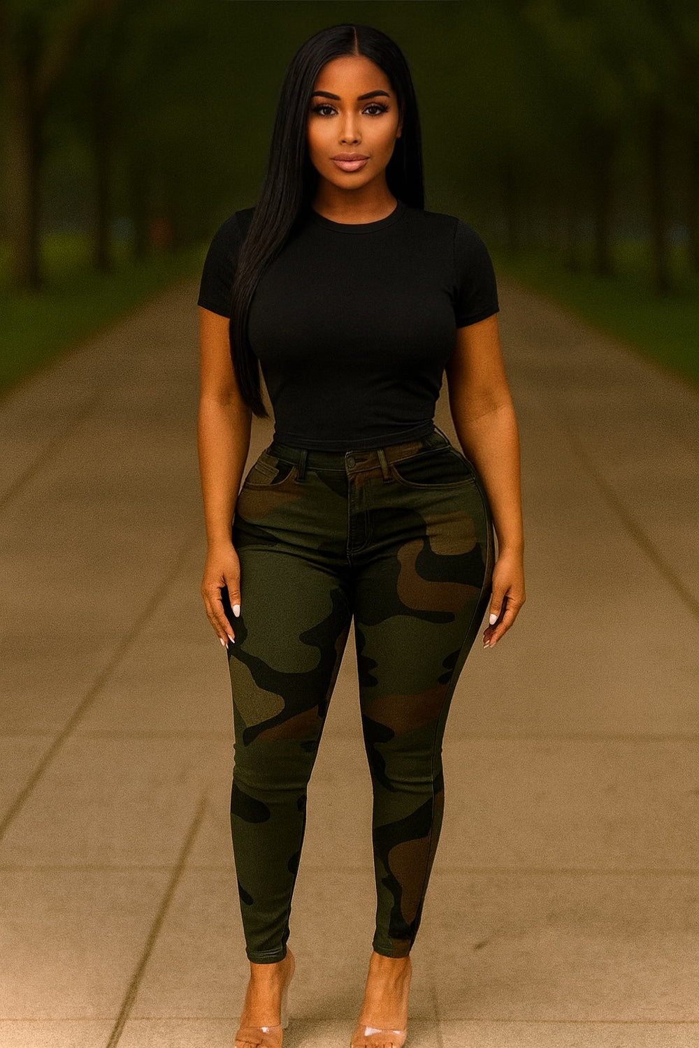 Camo Vibe Jeans