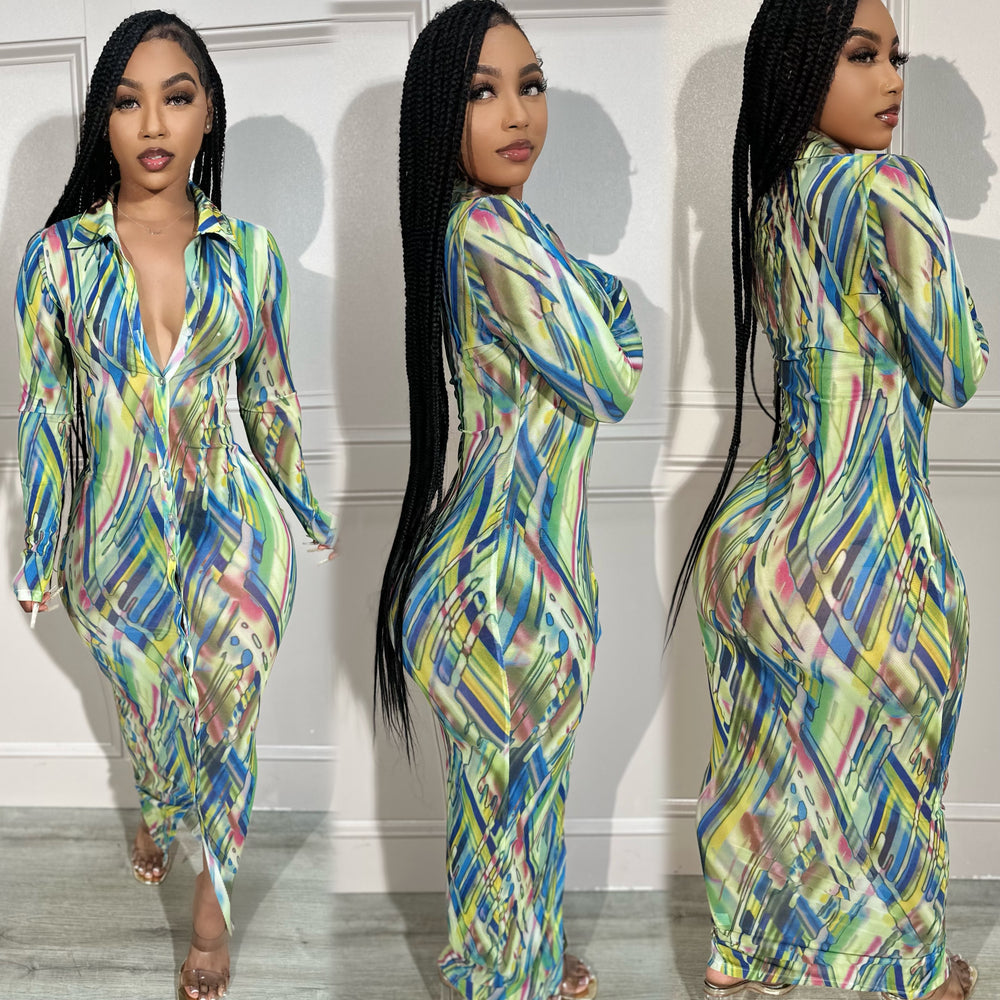 Ice Shirt Dress