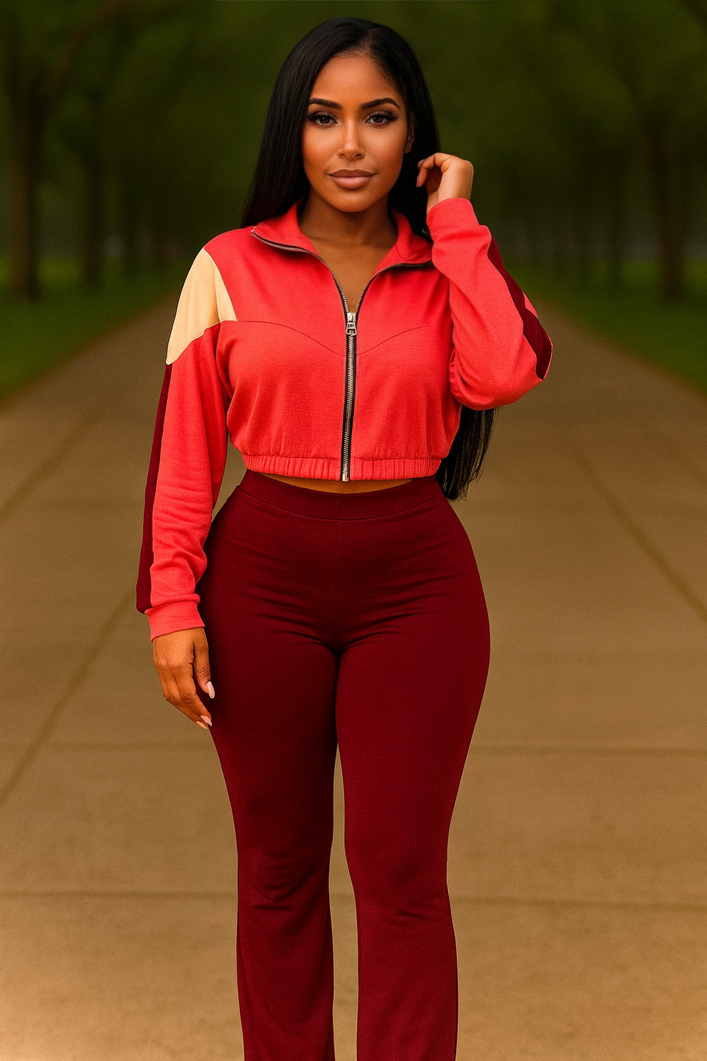 Retro Track Set Red