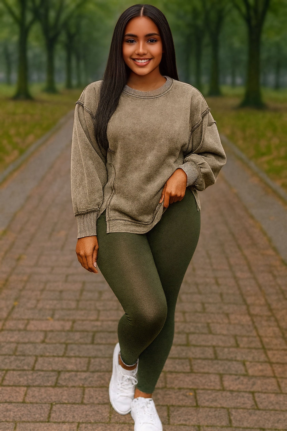 Mineral Lounge Set Olive