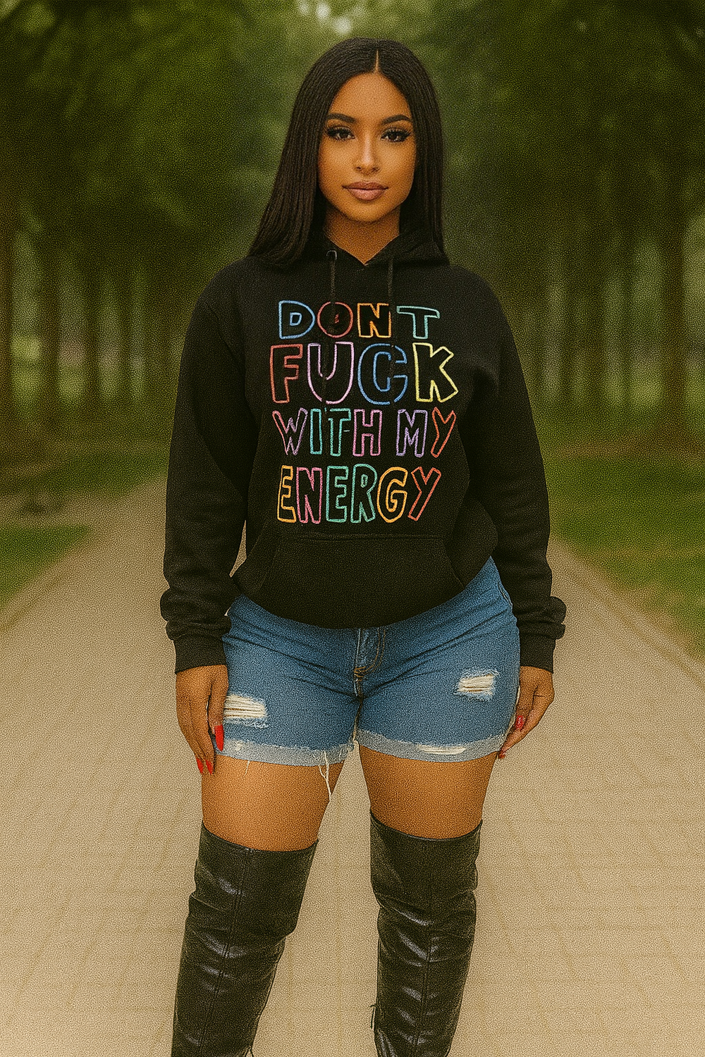 Energy Hoodie Black