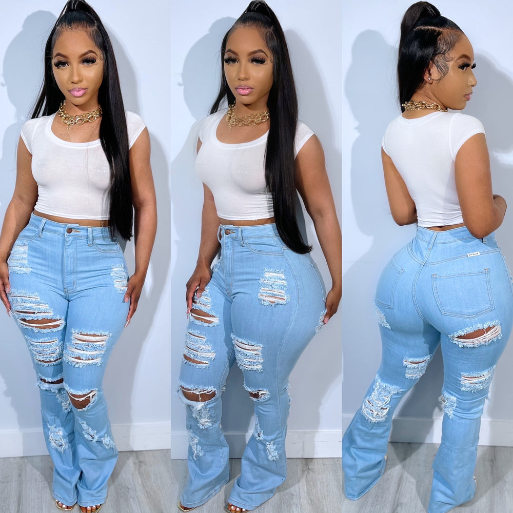 Runway Distressed Jeans