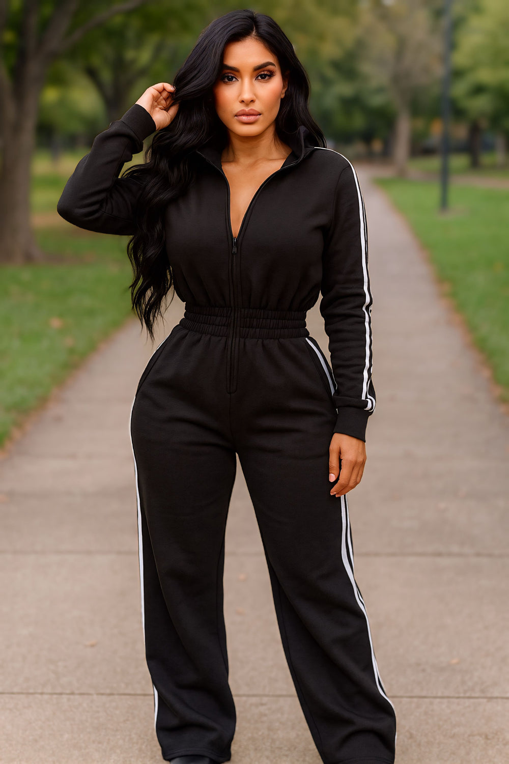 Lounge Jumpsuit Black