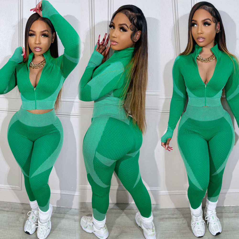 Fame Tracksuit Green