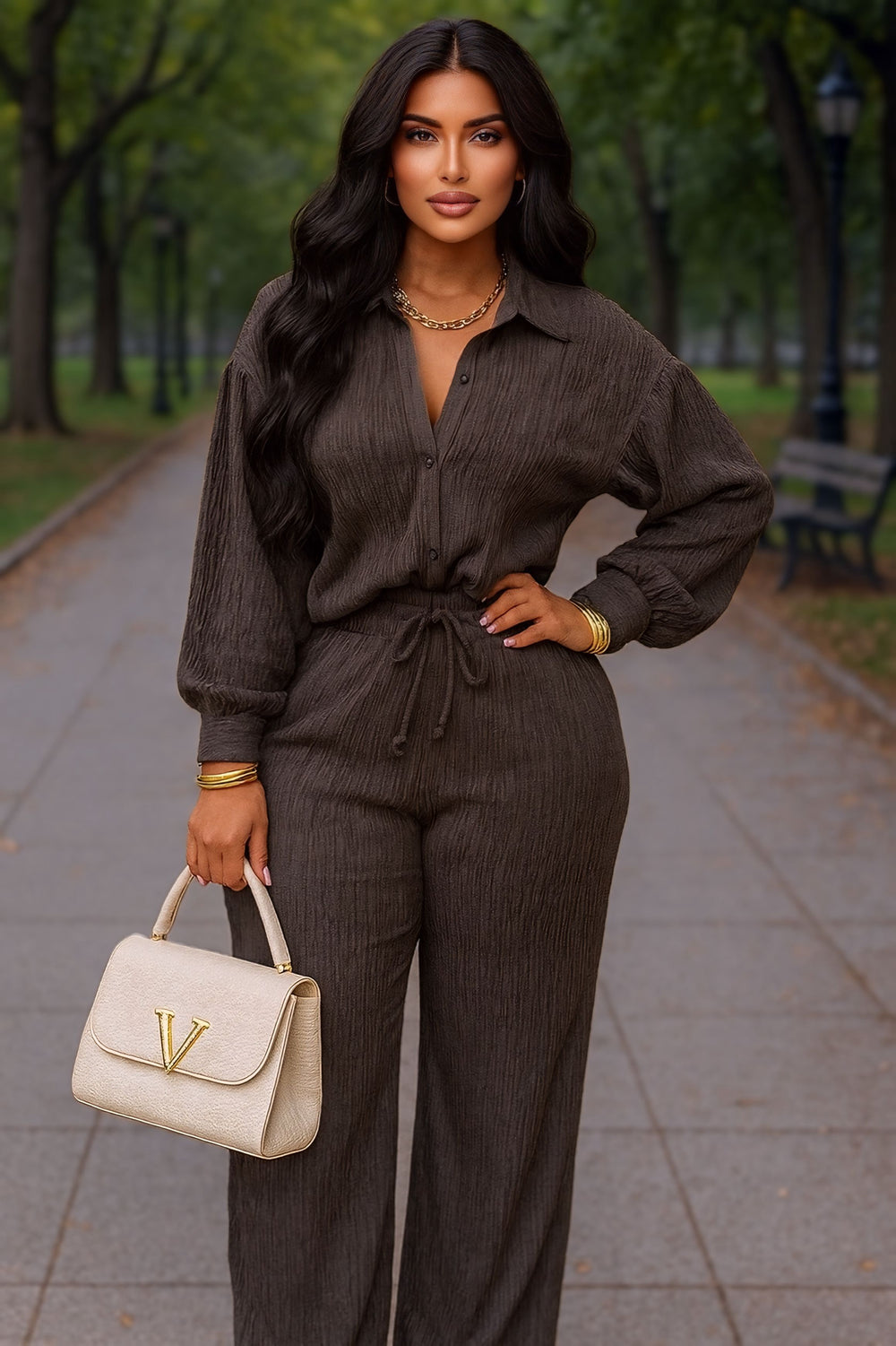 Soft Pleated Set