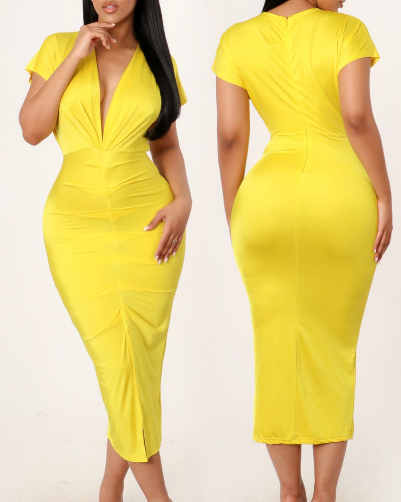 
                  
                    Gen Midi Dress Lemon
                  
                