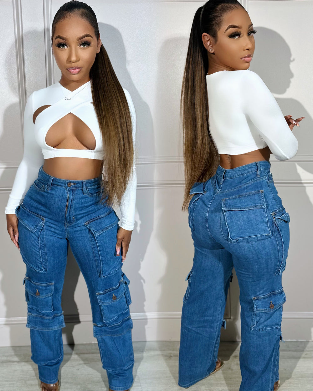 Mica Cargo Jeans