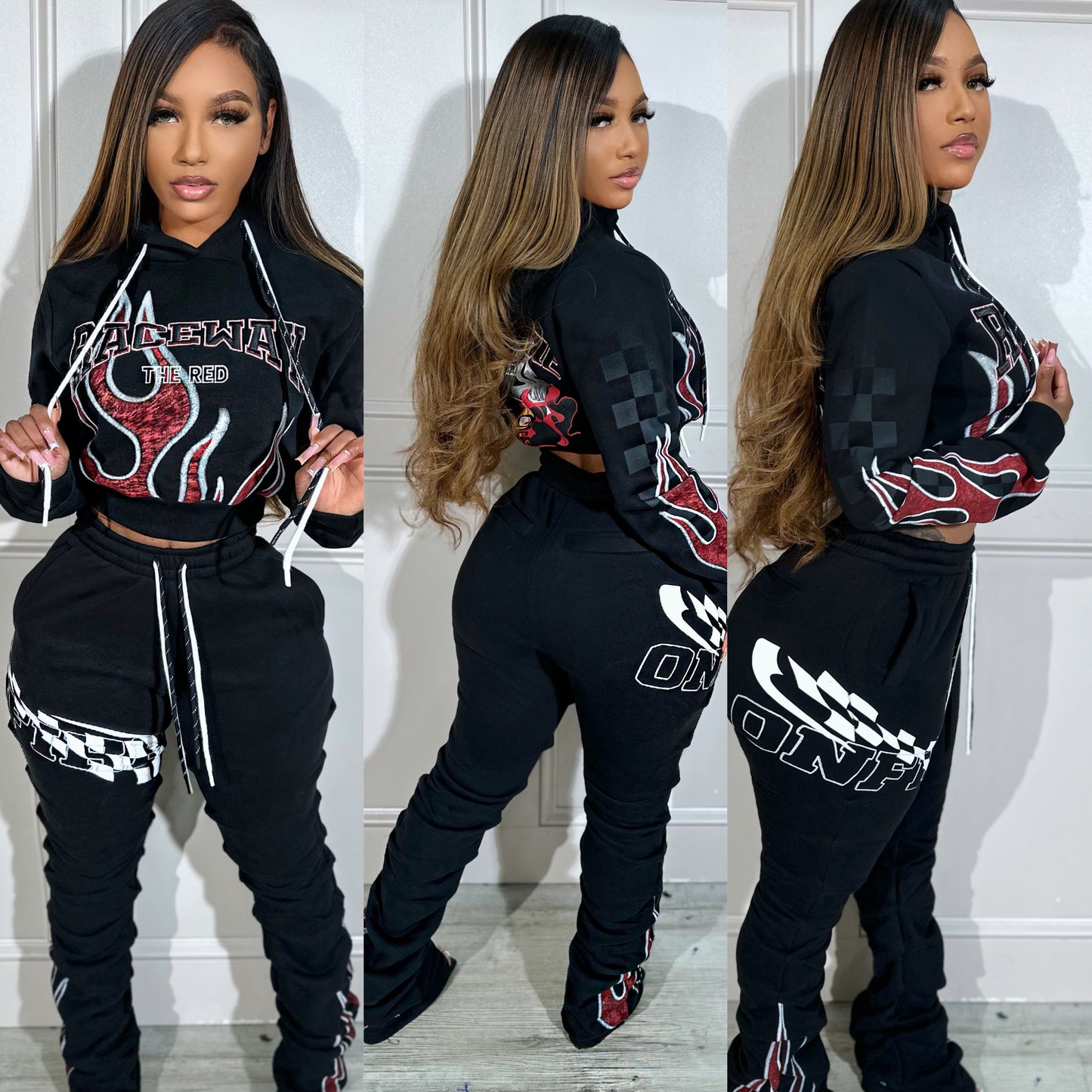 Stacked sweatsuits 2024