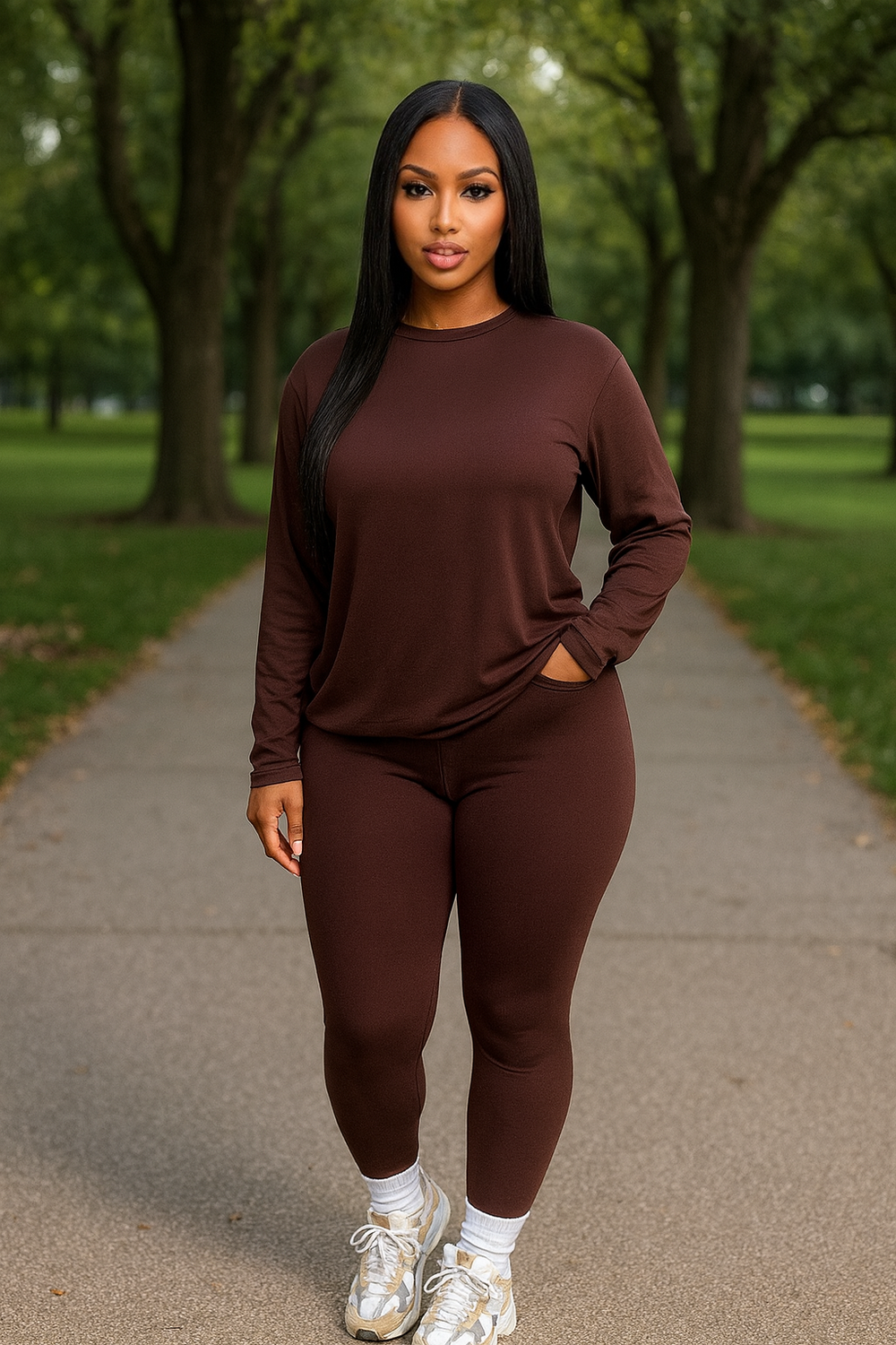 Relaxed Lounge Set Chocolate
