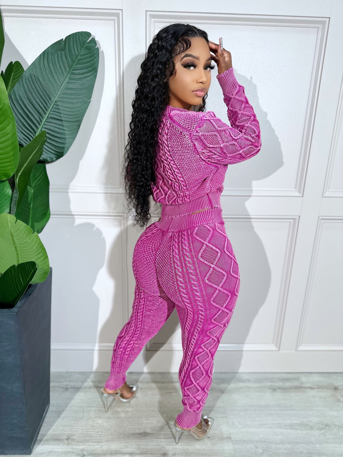 
                  
                    Aspen Knit Set Magenta
                  
                