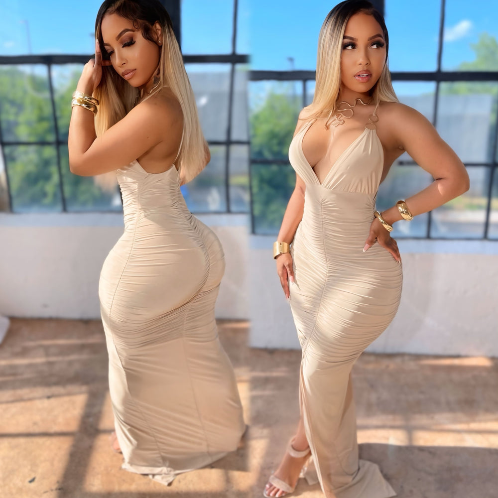 Montego Dress Nude