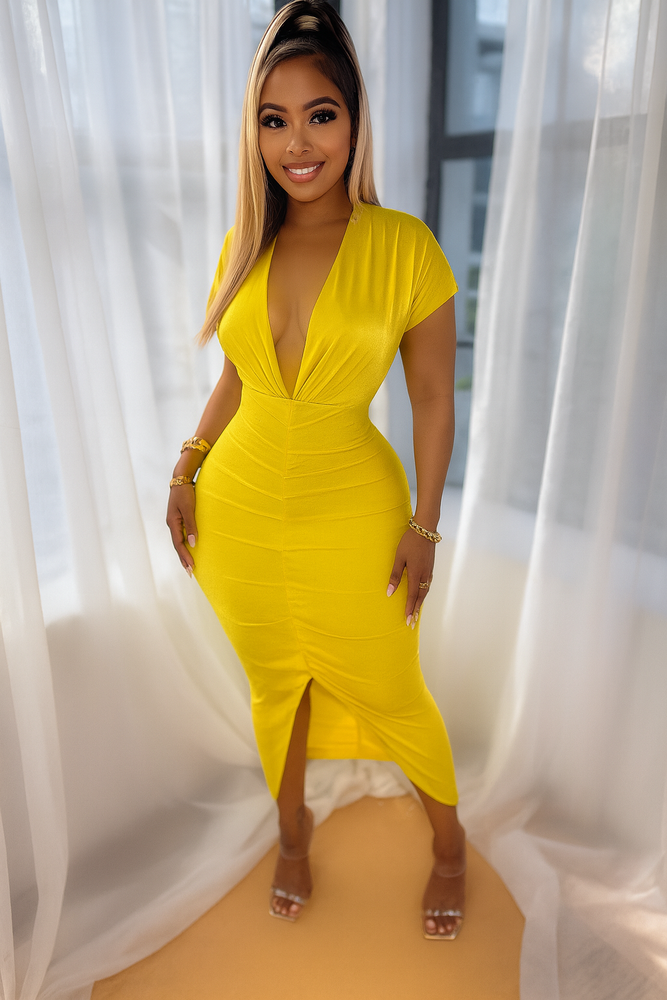 
                  
                    Gen Midi Dress Lemon
                  
                