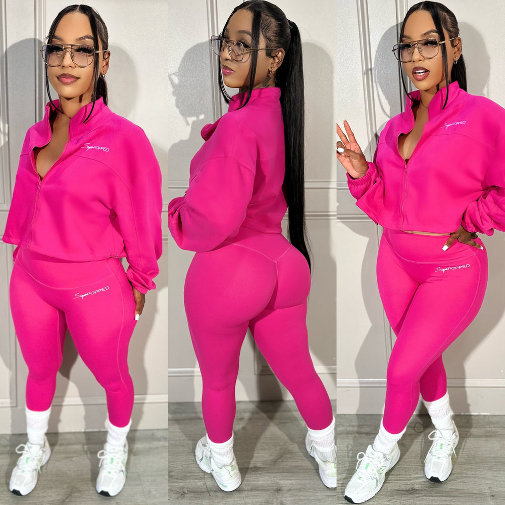 Flex Tech Set Fuchsia
