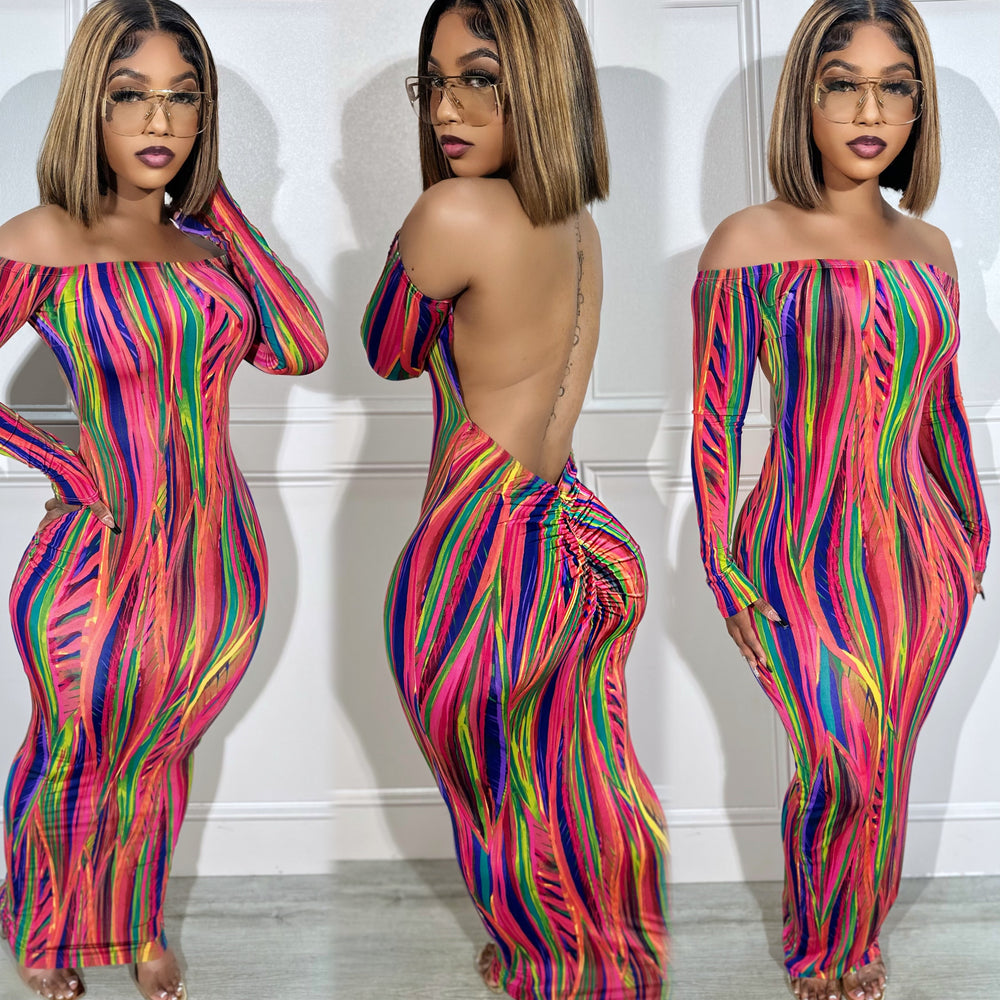 Pria Backless Dress