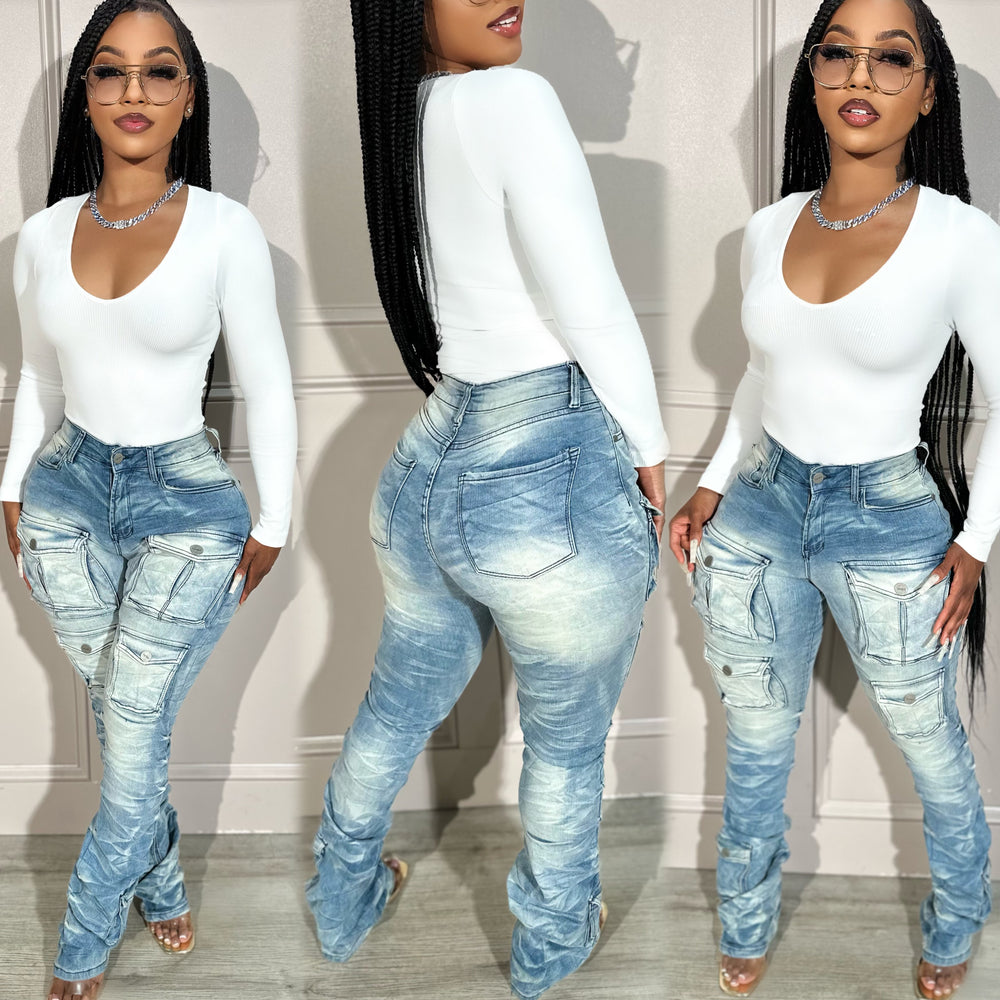 Extended Stack Jeans