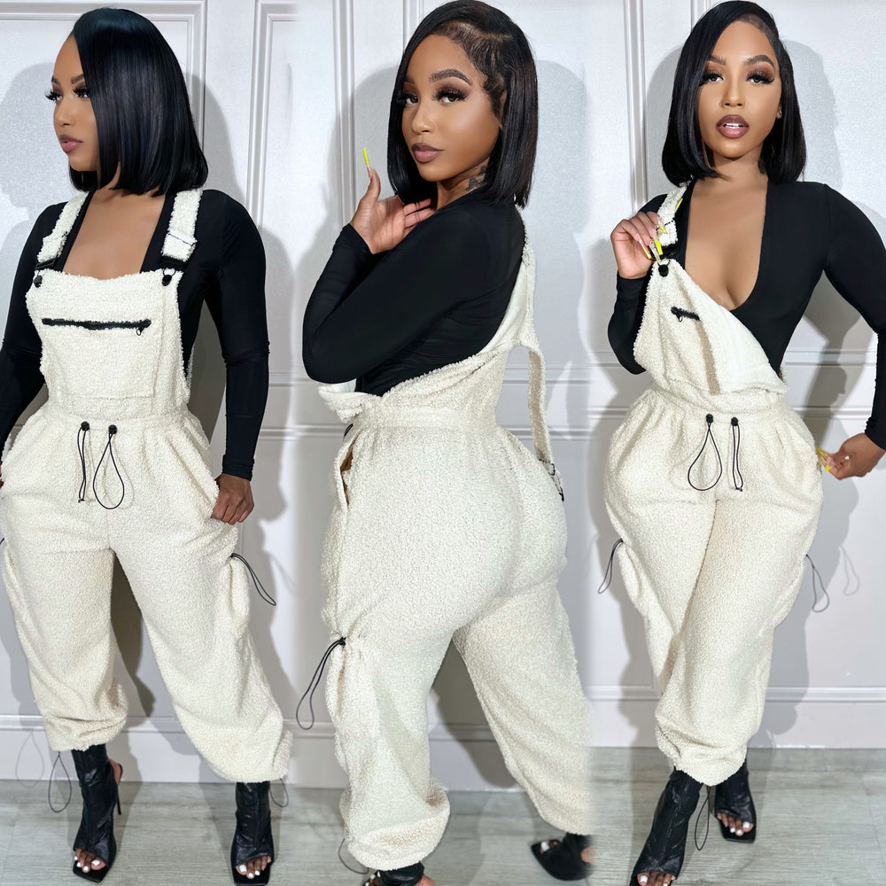 Teddy Overalls Cream