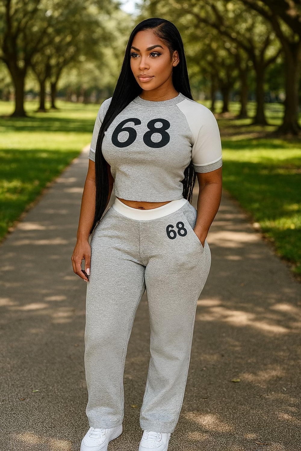 68 Knit Set Grey
