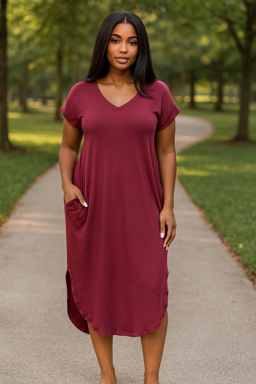 Weekend Dress Wine
