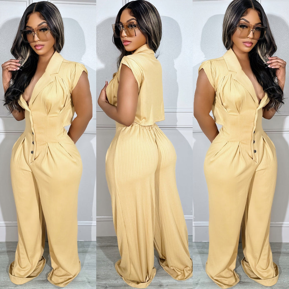 Serayah Jumpsuit Clay
