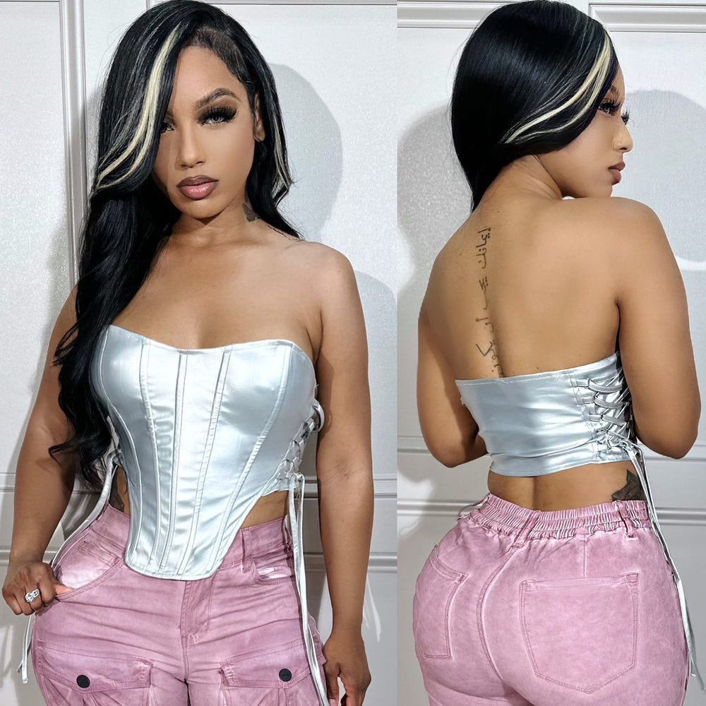 Moto Corset Platinum