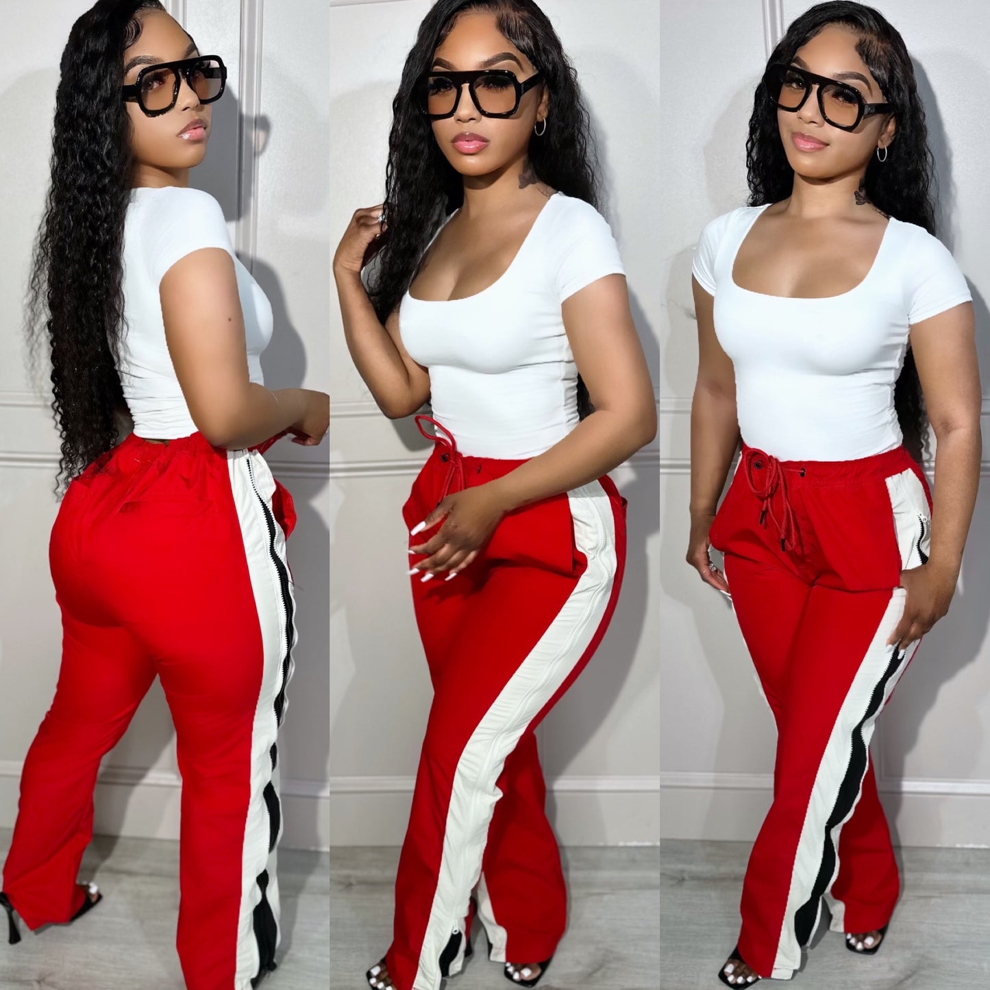 
                  
                    Cali Cargo Pants Red
                  
                