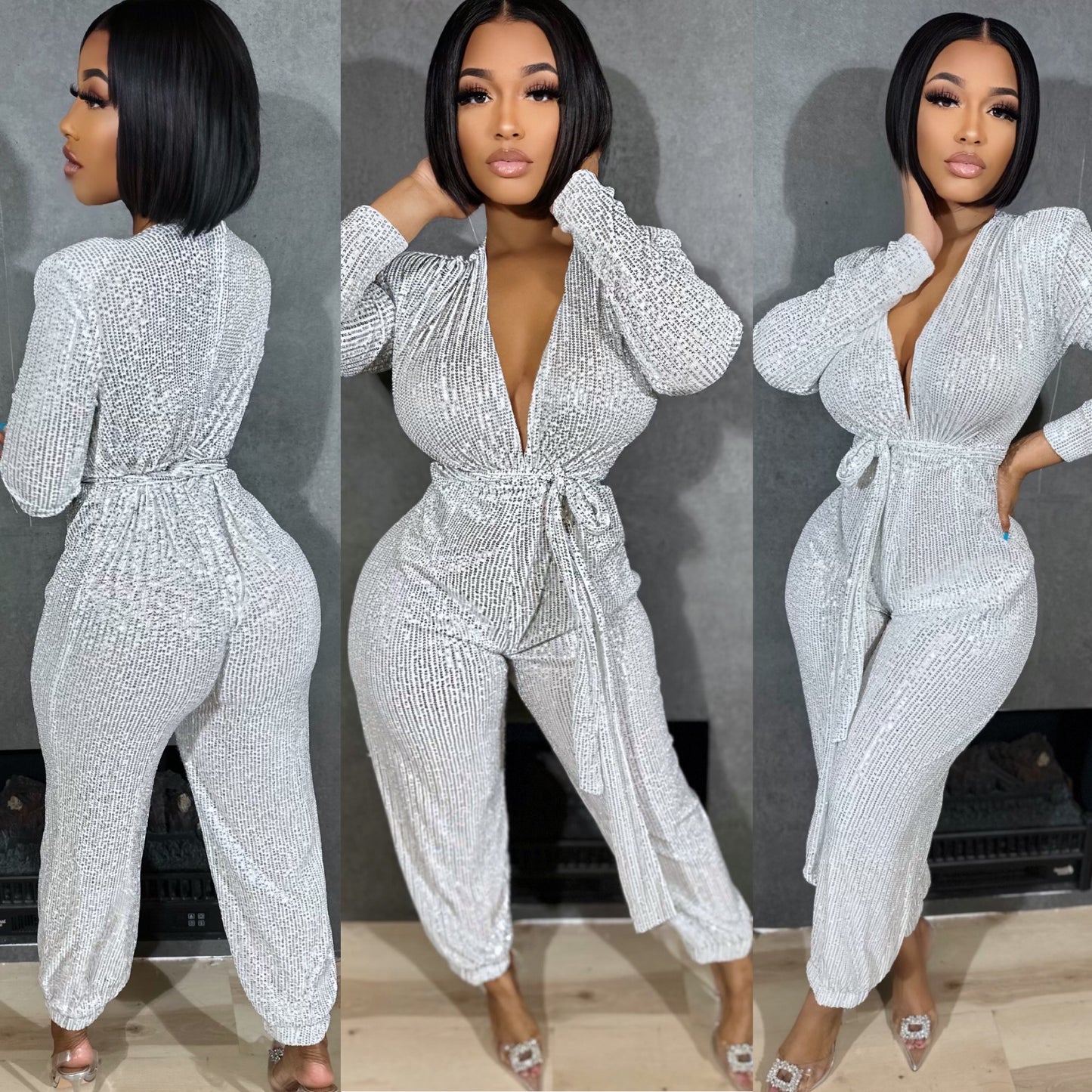 
                  
                    Disco Sequin Jumpsuit
                  
                
