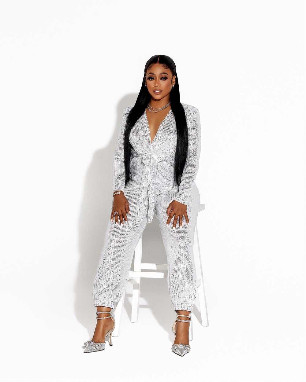 Disco Sequin Jumpsuit