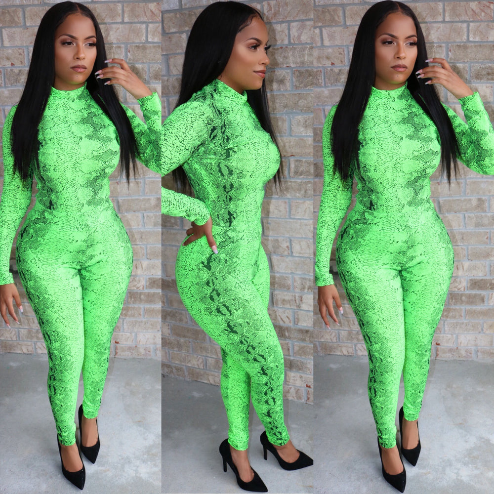 Neon Snakeskin  2-Piece Set