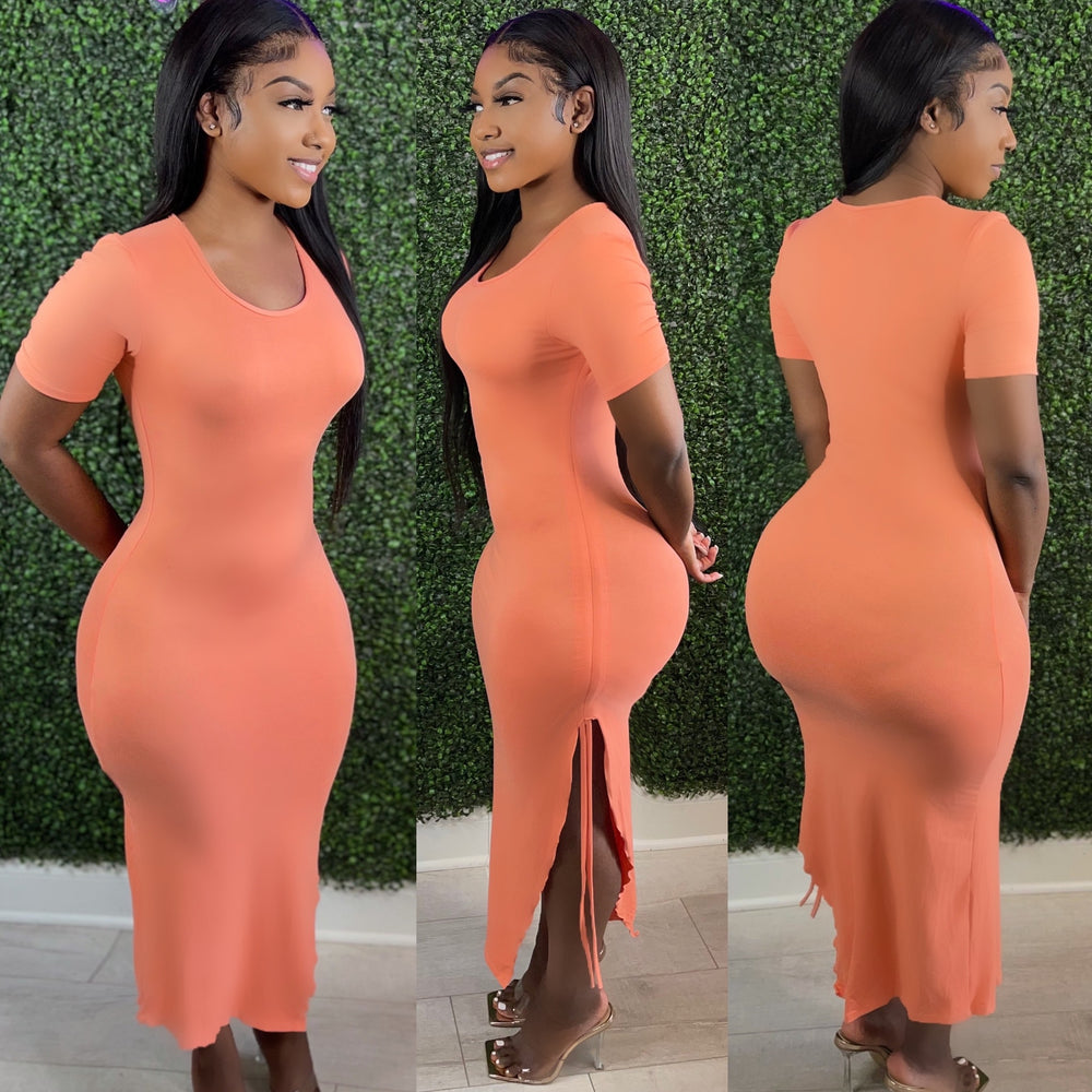 Adjustable Midi Dress Mango