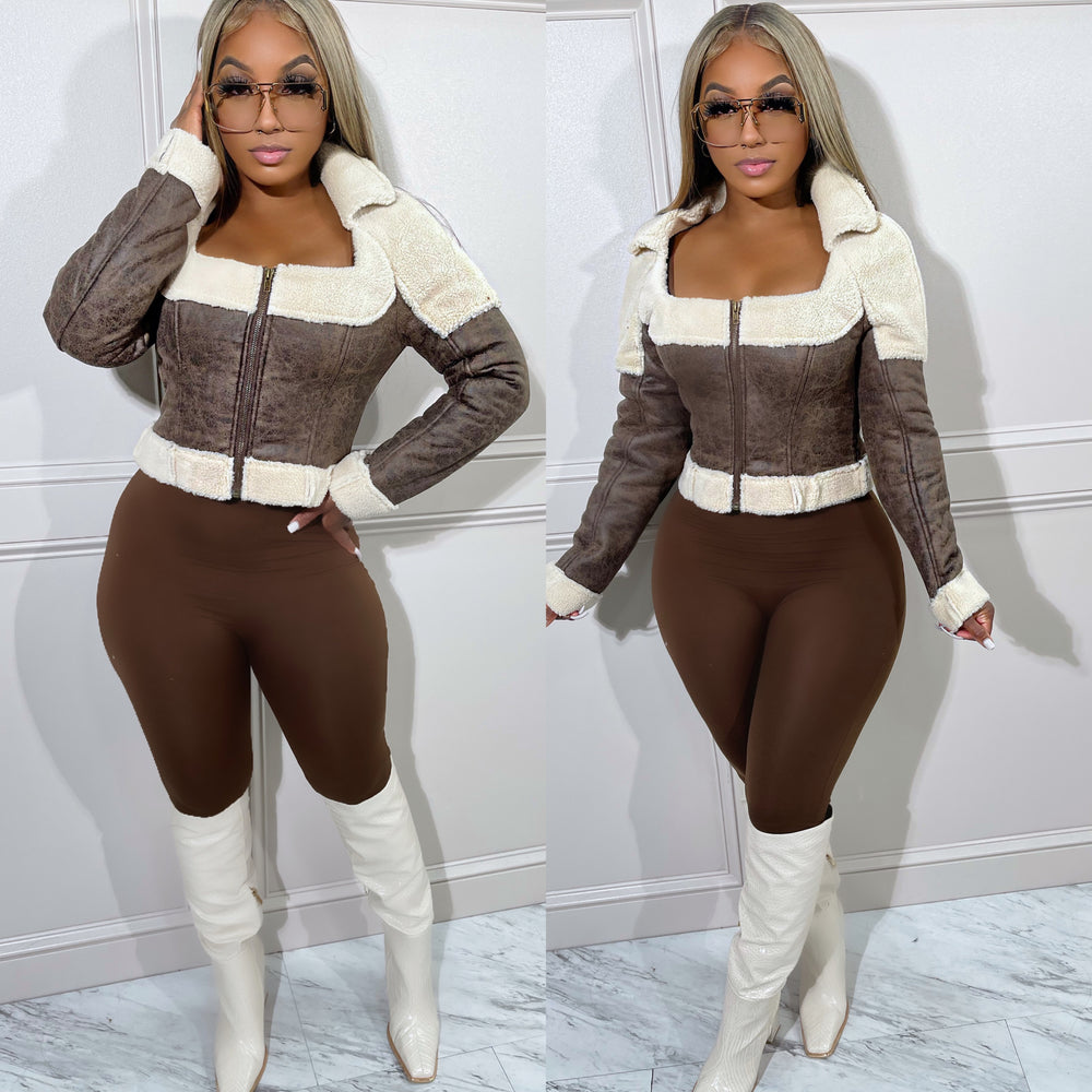Leather Shearling