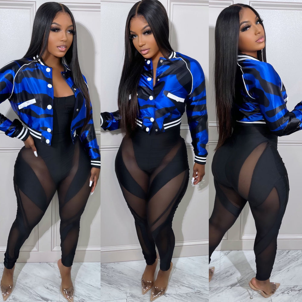 Dolcie Bomber Jacket Royal