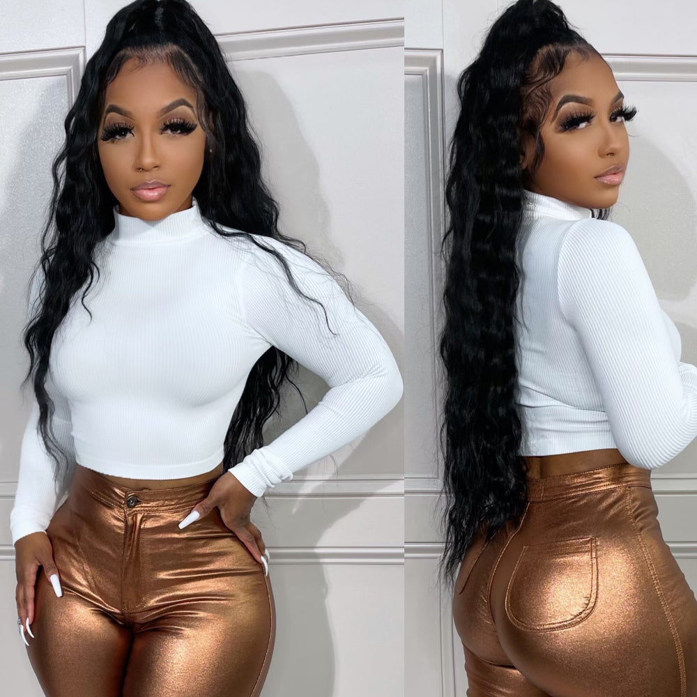 Seamless Turtle Neck Ivory