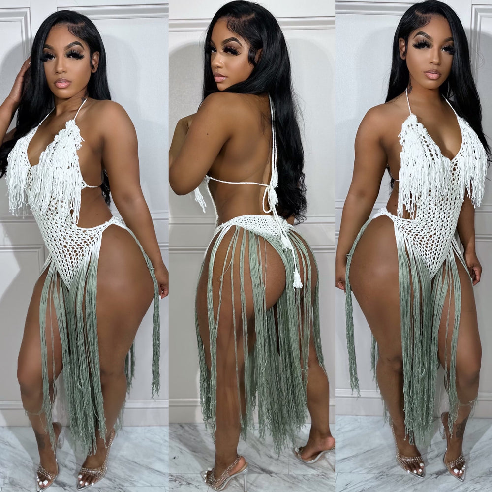 Crochet Cover Up Cream