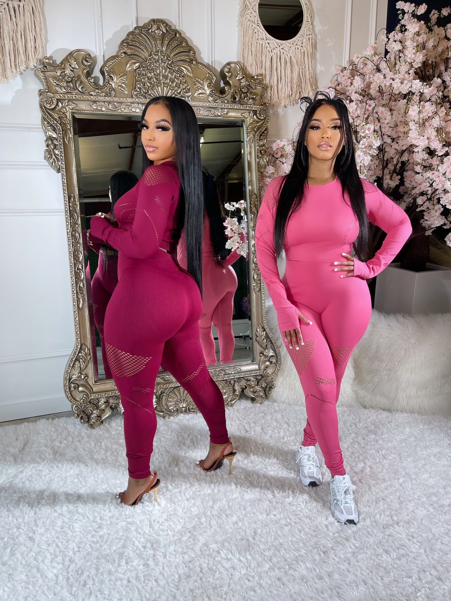 
                  
                    Ribbed Cycle Set Pink
                  
                
