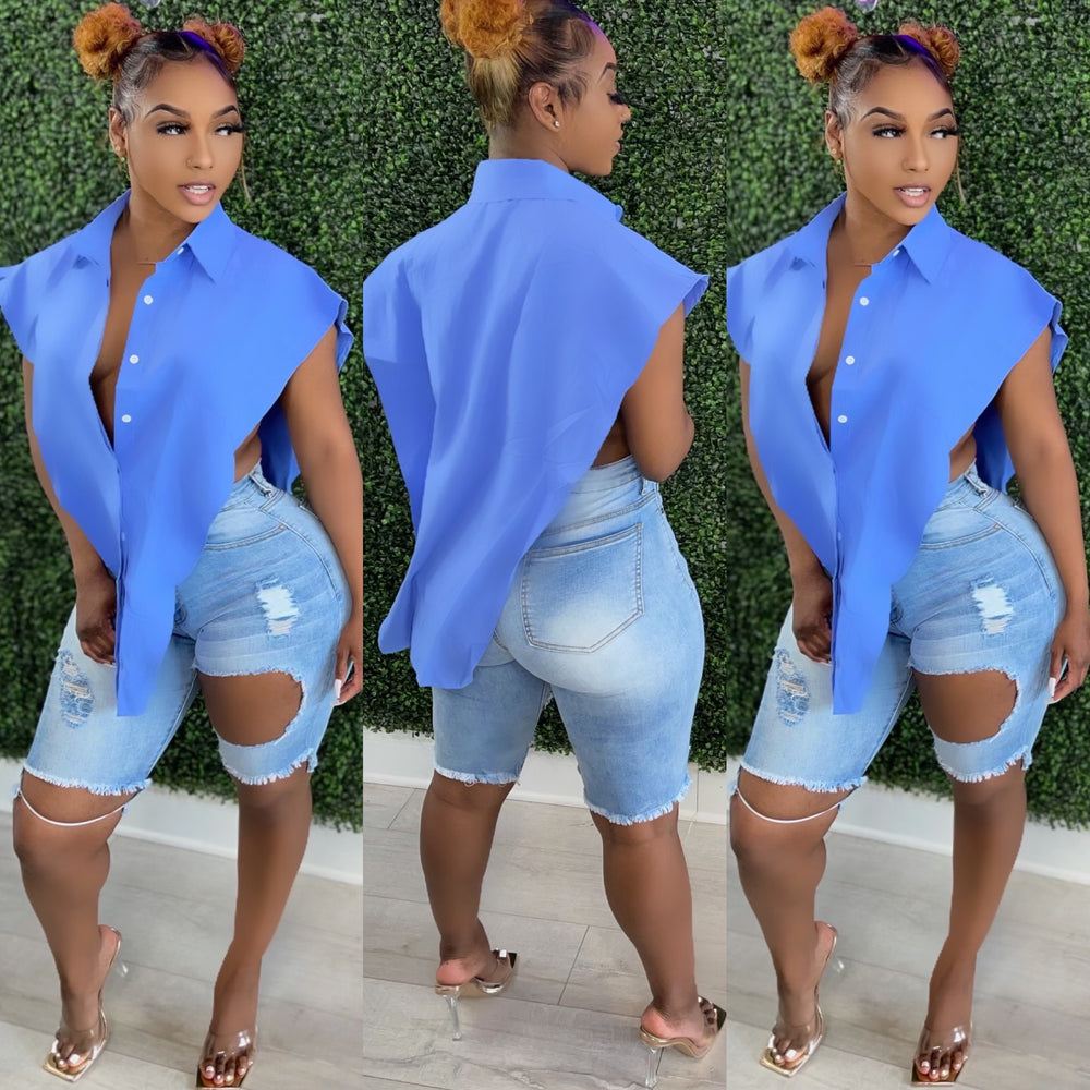 Swan Top Blue