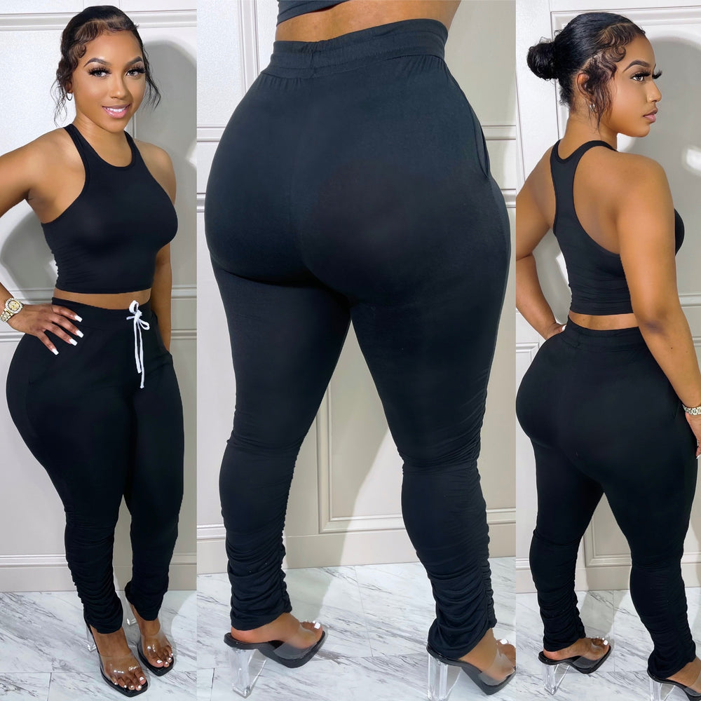 Flo Jogger Set Black