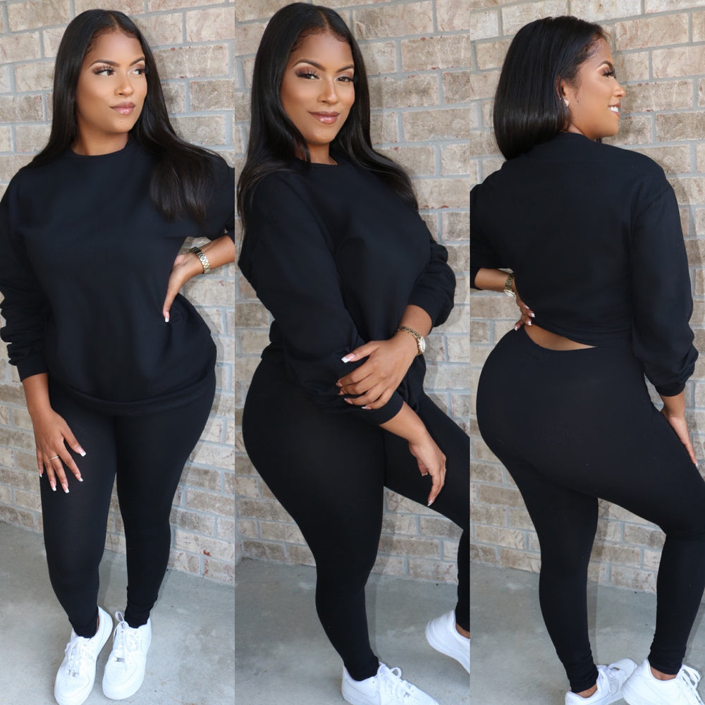 Pretty Vibes Set Black