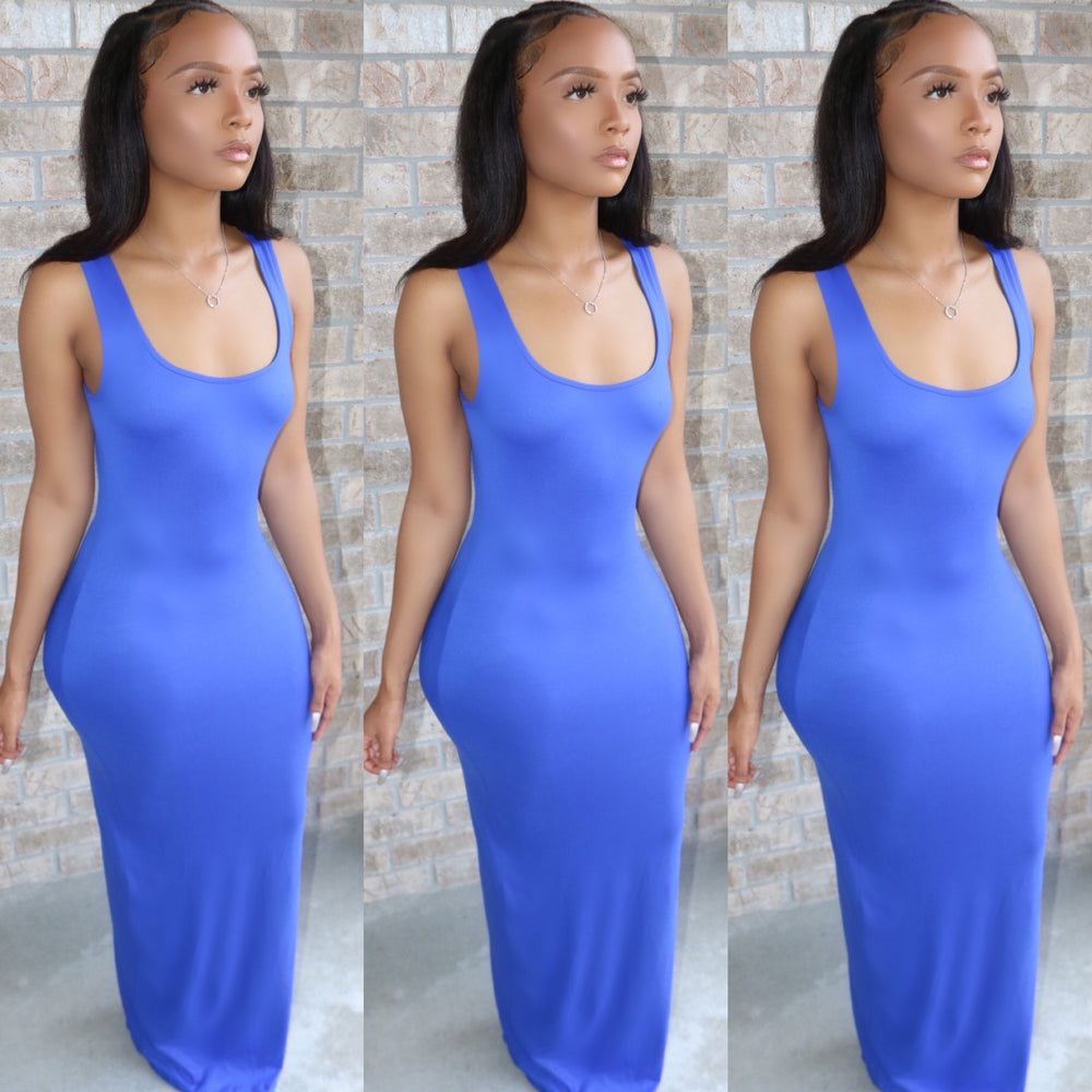 Ebony Maxi Dress Royal