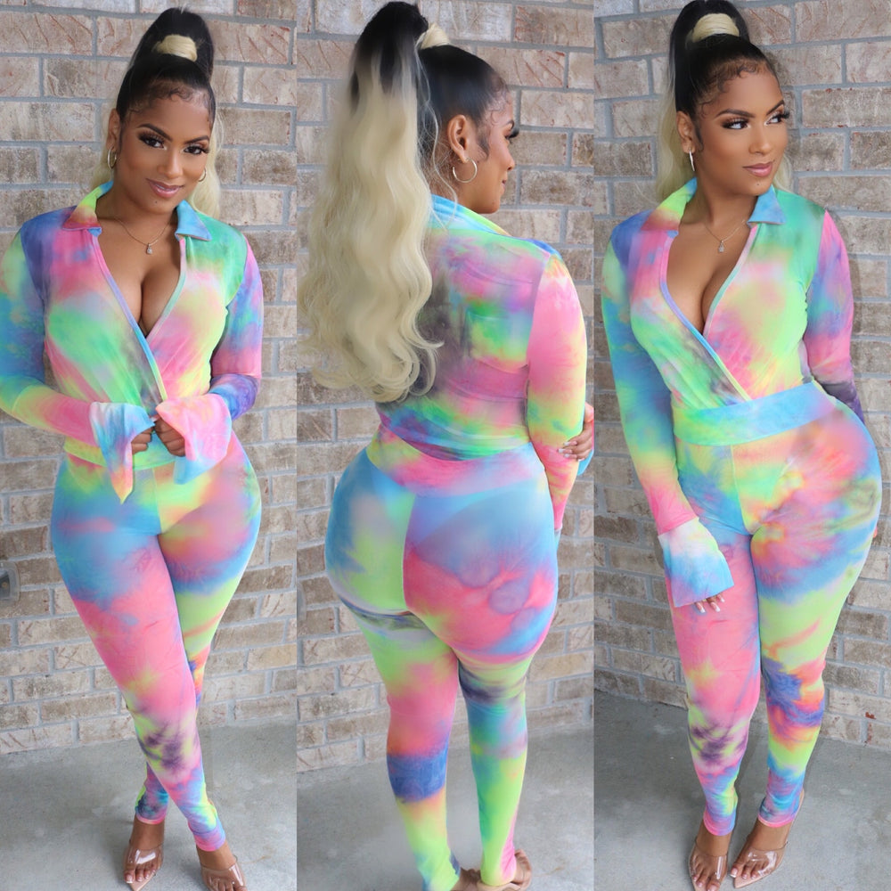 Cotton Candy Bodysuit Set