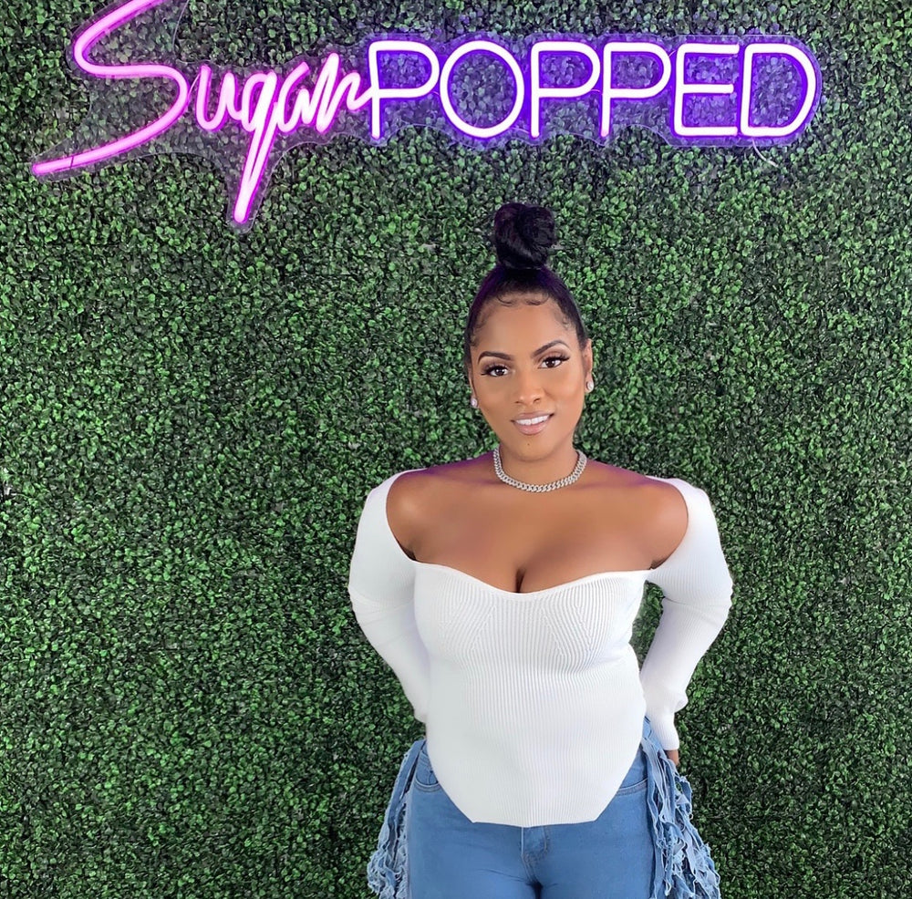 Ribbed Sweetheart Top Ivory